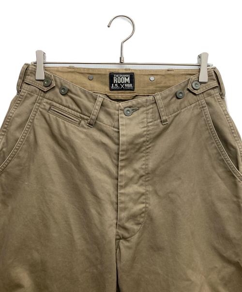 NIGEL CABOURN（ナイジェルケーボン）NIGEL CABOURN (ナイジェルケーボン) JOURNAL STANDARD (ジャーナルスタンダード) ワークワイドチノ カーキ サイズ:32の古着・服飾アイテム