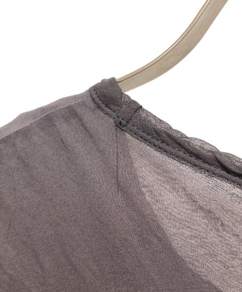 beautiful people（ビューティフルピープル）beautiful people (ビューティフルピープル) B.T.T.F sheer reversible big-T ブラック サイズ:38の古着・服飾アイテム