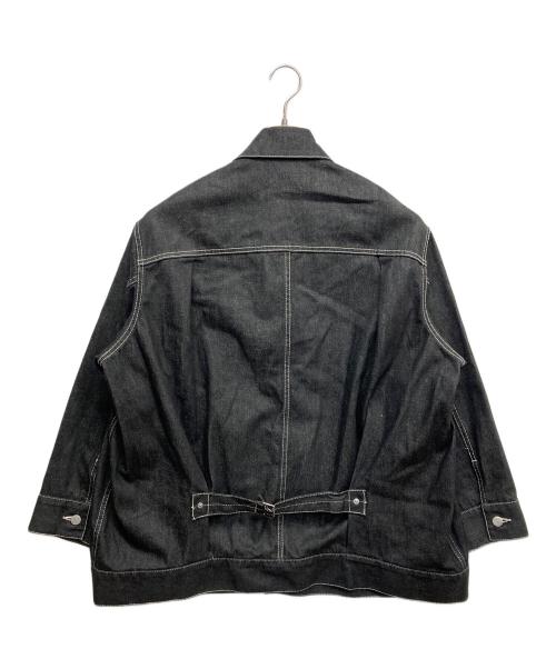 beautiful people（ビューティフルピープル）beautiful people (ビューティフルピープル) selvedge denim big blouson ブラック サイズ:36の古着・服飾アイテム