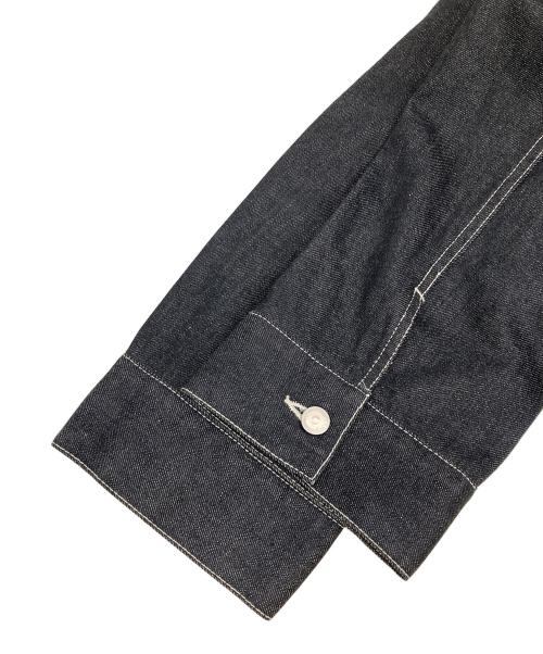 beautiful people（ビューティフルピープル）beautiful people (ビューティフルピープル) selvedge denim big blouson ブラック サイズ:36の古着・服飾アイテム