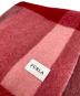 FURLA (フルラ) チェックマフラー レッド：3000円