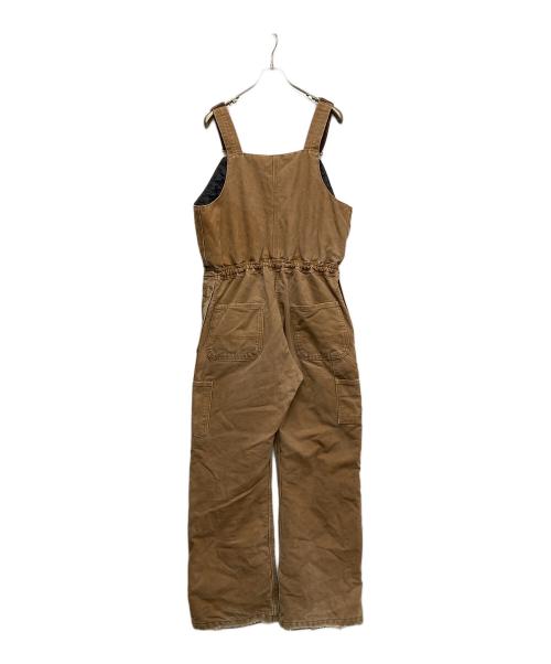 CarHartt（カーハート）CarHartt (カーハート) ダブルニーオールインワン ブラウン サイズ:12-30の古着・服飾アイテム