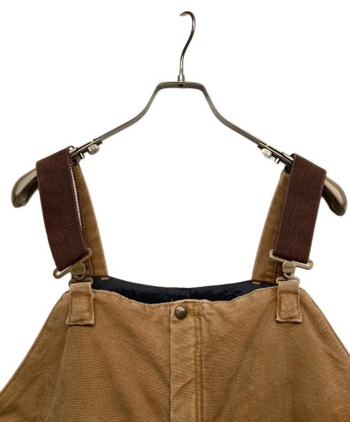 CarHartt（カーハート）CarHartt (カーハート) ダブルニーオールインワン ブラウン サイズ:12-30の古着・服飾アイテム