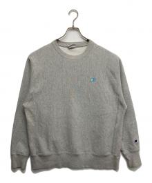 Champion REVERSE WEAVE（チャンピオン リバース ウィーブ）の古着「プリントスウェット」｜グレー
