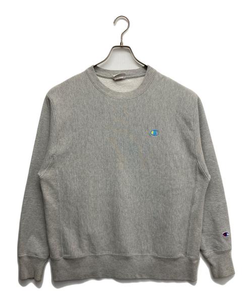 Champion REVERSE WEAVE（チャンピオン リバース ウィーブ）Champion REVERSE WEAVE (チャンピオン リバース ウィーブ) プリントスウェット グレー サイズ:2XLの古着・服飾アイテム