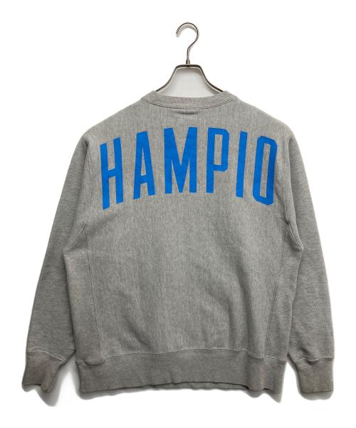 Champion REVERSE WEAVE（チャンピオン リバース ウィーブ）Champion REVERSE WEAVE (チャンピオン リバース ウィーブ) プリントスウェット グレー サイズ:2XLの古着・服飾アイテム