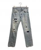 LEVI'Sリーバイス）の古着「501赤耳セルビッジデニムパンツ」｜インディゴ