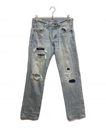 LEVI'S（リーバイス）の古着「501赤耳セルビッジデニムパンツ」｜インディゴ