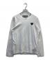 PLAY COMME des GARCONS（プレイコムデギャルソン）の古着「ロゴロングスリーブカットソー」｜ホワイト