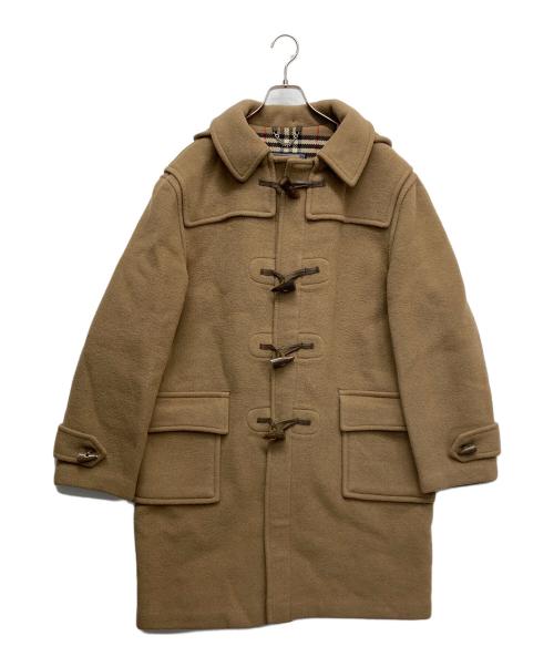 Burberry's（バーバリーズ）Burberry's (バーバリーズ) ウールダッフルコート ブラック×ベージュ サイズ:50の古着・服飾アイテム