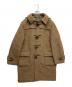 Burberry's（バーバリーズ）の古着「ウールダッフルコート」｜ブラック×ベージュ