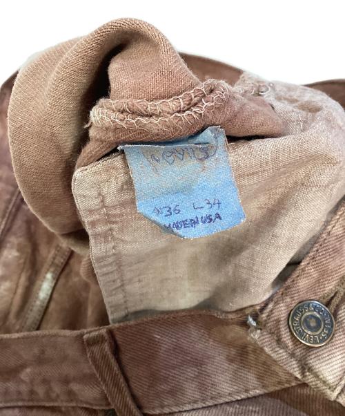 LEVI'S（リーバイス）LEVI'S (リーバイス) デニムパンツ ブラウン サイズ:W36の古着・服飾アイテム