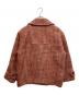 Mila Owen (ミラオーウェン) ツイル配色ショート丈Pコート レッド：6000円
