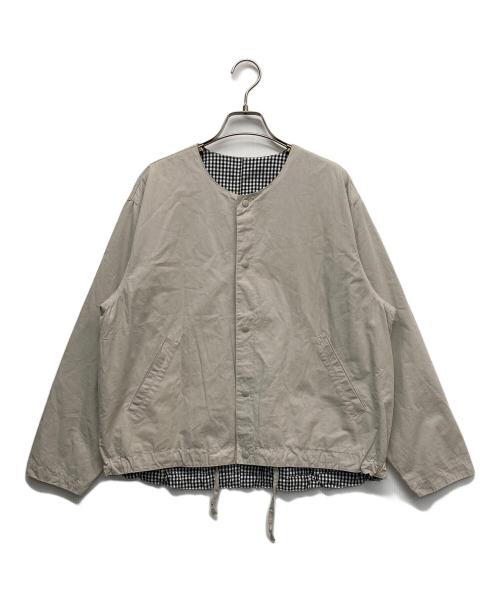 solamonat poche（ソラモナ ポッシェ）SOLAMONAT POCHE (ソラモナ ポッシェ) ウェザーばさっとリバーシブルジャケット ブラック サイズ:-の古着・服飾アイテム