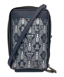 LANVIN en Bleu（ランバンオンブルー）の古着「135周年記念ショルダーバッグ」｜ブルー