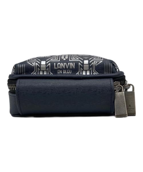 LANVIN en Bleu（ランバンオンブルー）LANVIN en Bleu (ランバンオンブルー) 135周年記念ショルダーバッグ ブルーの古着・服飾アイテム
