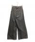 JOHN LAWRENCE SULLIVAN (ジョン ローレンス サリバン) WASHED DENIM SUPER WIDE PANTS ブラック サイズ:S：12000円