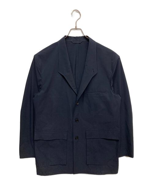 LANVIN（ランバン）LANVIN (ランバン) ポリイージージャケット ネイビー サイズ:52の古着・服飾アイテム