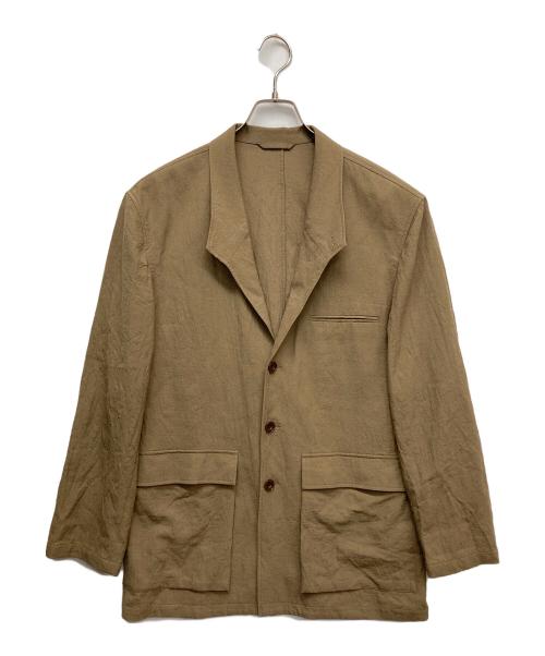 LANVIN（ランバン）LANVIN (ランバン) ウールイージージャケット ベージュ サイズ:52の古着・服飾アイテム