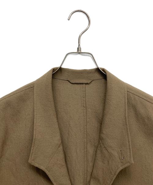 LANVIN（ランバン）LANVIN (ランバン) ウールイージージャケット ベージュ サイズ:52の古着・服飾アイテム