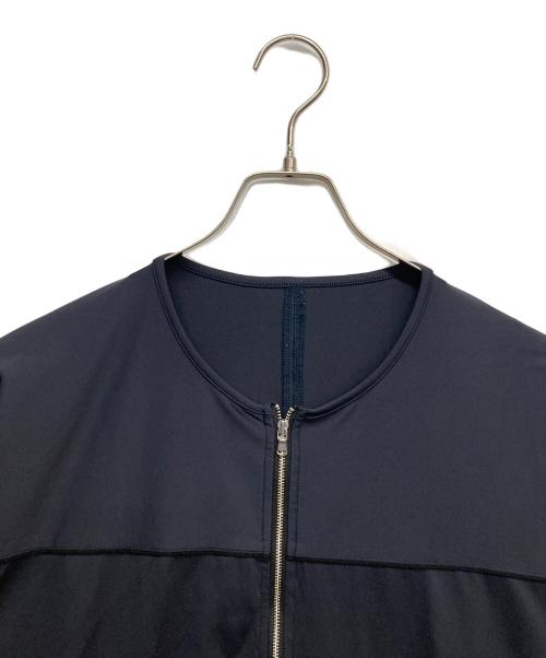 LANVIN（ランバン）LANVIN (ランバン) イージージップアップジャケット ネイビー サイズ:52の古着・服飾アイテム