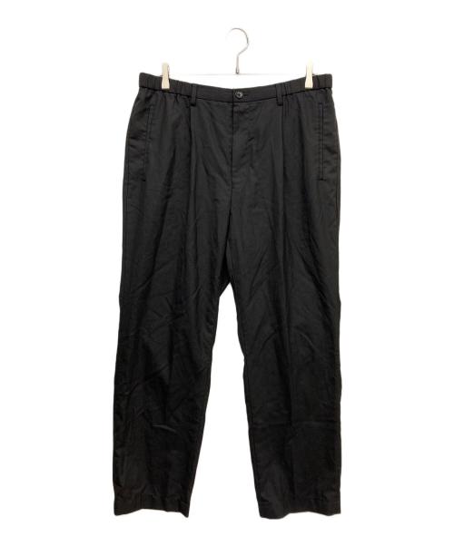 LANVIN（ランバン）LANVIN (ランバン) イージーワイドスラックス ブラック サイズ:54の古着・服飾アイテム