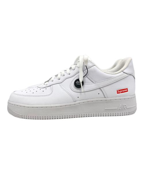 NIKE（ナイキ）NIKE (ナイキ) Supreme (シュプリーム) ローカットスニーカー ホワイト サイズ:28 未使用品の古着・服飾アイテム
