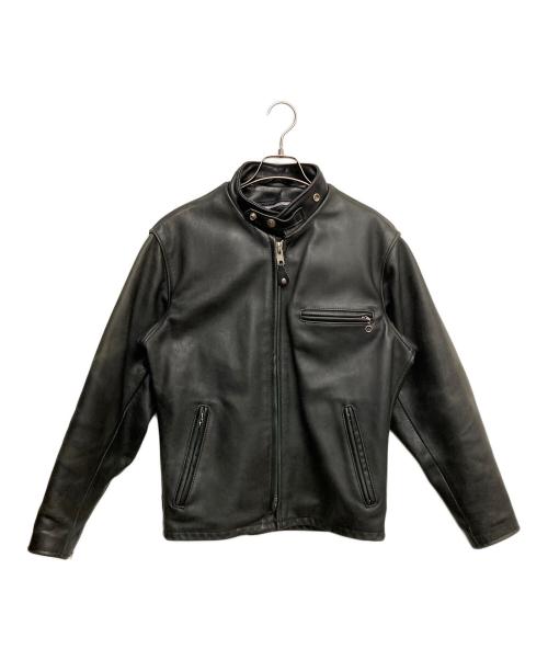 Schott（ショット）Schott (ショット) 641-ライナー付きシングルライダースジャケット ブラック サイズ:38の古着・服飾アイテム