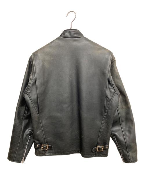 Schott（ショット）Schott (ショット) 641-ライナー付きシングルライダースジャケット ブラック サイズ:38の古着・服飾アイテム