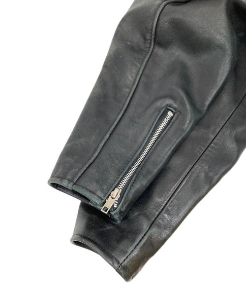 Schott（ショット）Schott (ショット) 641-ライナー付きシングルライダースジャケット ブラック サイズ:38の古着・服飾アイテム