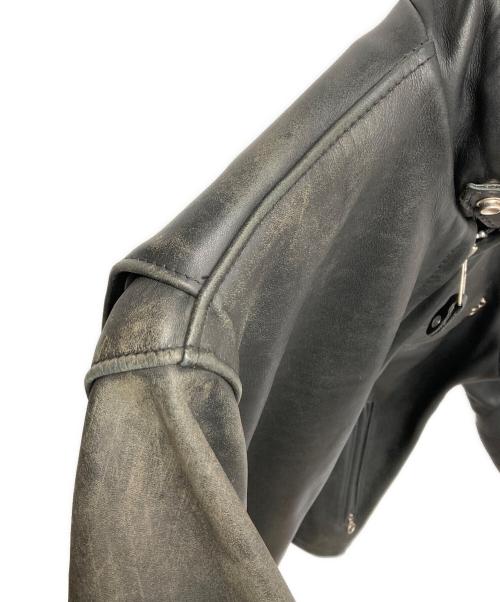 Schott（ショット）Schott (ショット) 641-ライナー付きシングルライダースジャケット ブラック サイズ:38の古着・服飾アイテム