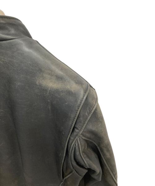 Schott（ショット）Schott (ショット) 641-ライナー付きシングルライダースジャケット ブラック サイズ:38の古着・服飾アイテム