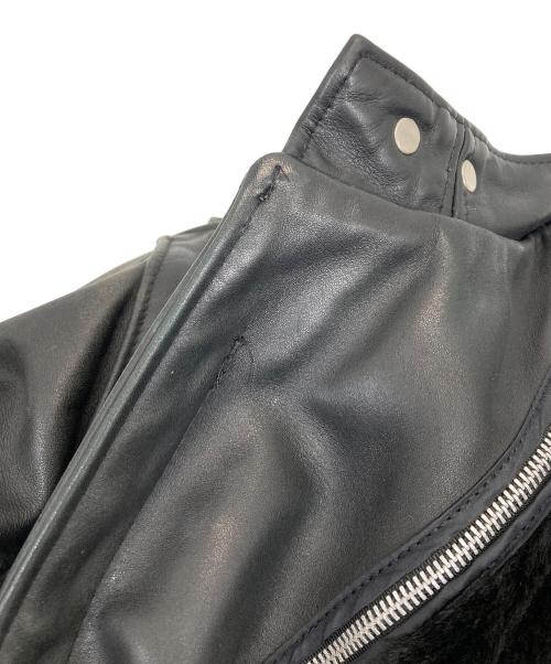Schott（ショット）Schott (ショット) 641-ライナー付きシングルライダースジャケット ブラック サイズ:38の古着・服飾アイテム