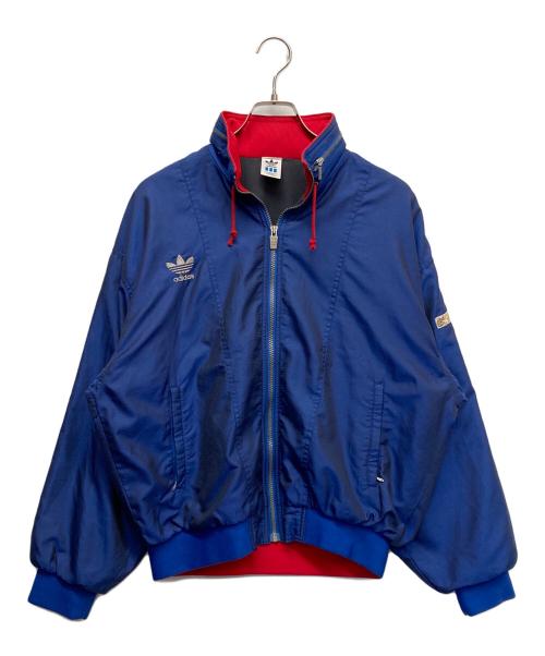 adidas（アディダス）adidas (アディダス) ジップアップジャケット ブルーの古着・服飾アイテム