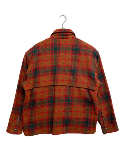 WOOLRICH WOOLEN MILLS（ウールリッチウーレンミルズ）Woolrich Woolen Mills (ウールリッチウーレンミルズ) ウールジップハンテイングジャケット レッド サイズ:18の古着・服飾アイテム