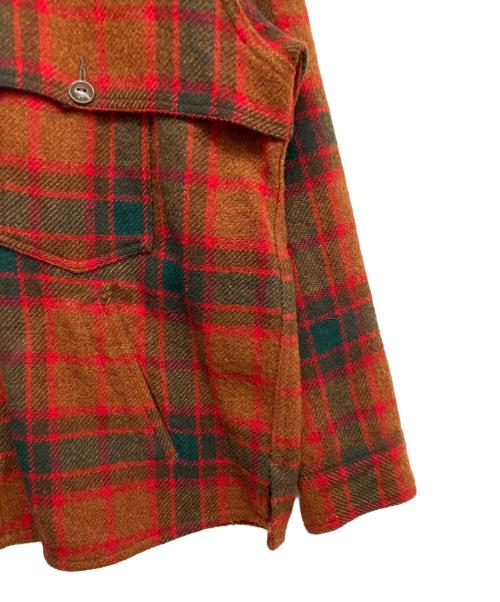 WOOLRICH WOOLEN MILLS（ウールリッチウーレンミルズ）Woolrich Woolen Mills (ウールリッチウーレンミルズ) ウールジップハンテイングジャケット レッド サイズ:18の古着・服飾アイテム