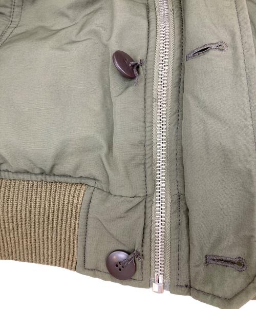 DIESEL（ディーゼル）DIESEL (ディーゼル) ファー付きミリタリージャケット オリーブ サイズ:Mの古着・服飾アイテム
