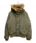 DIESEL（ディーゼル）の古着「ファー付きミリタリージャケット」｜オリーブ