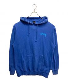stussy（ステューシー）の古着「プリントパーカー」｜ブルー