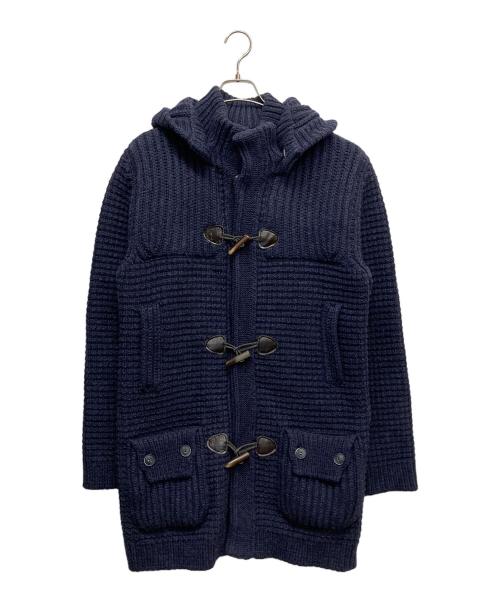 Bark（バーク）Bark (バーク) ニットダッフルコート ネイビー サイズ:不明の古着・服飾アイテム