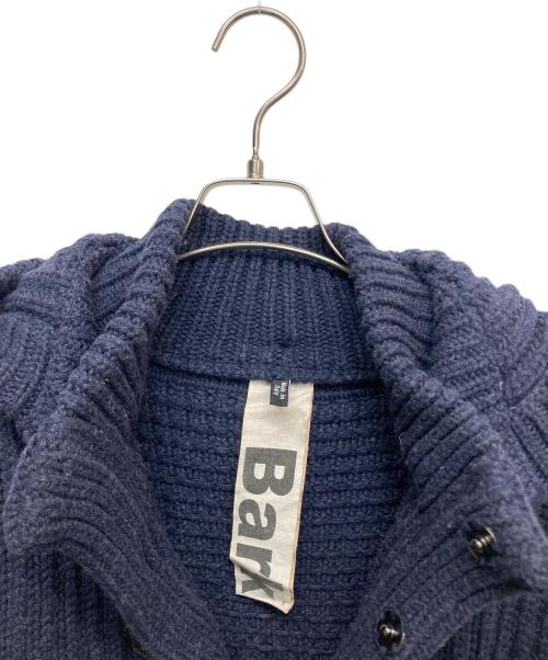 Bark（バーク）Bark (バーク) ニットダッフルコート ネイビー サイズ:不明の古着・服飾アイテム