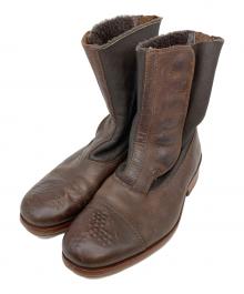 Timberland（ティンバーランド）の古着「バックジッパーブーツ」｜ブラウン