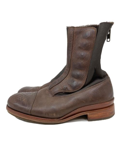 Timberland（ティンバーランド）Timberland (ティンバーランド) バックジッパーブーツ ブラウン サイズ:7Wの古着・服飾アイテム