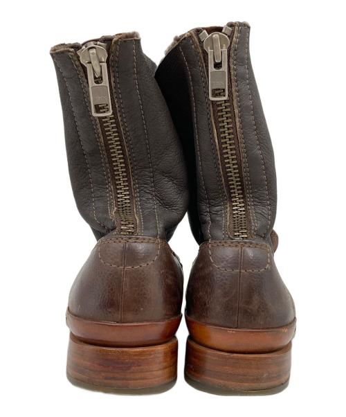Timberland（ティンバーランド）Timberland (ティンバーランド) バックジッパーブーツ ブラウン サイズ:7Wの古着・服飾アイテム