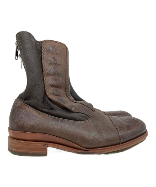 Timberland（ティンバーランド）Timberland (ティンバーランド) バックジッパーブーツ ブラウン サイズ:7Wの古着・服飾アイテム