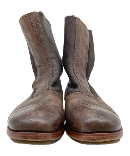 Timberland（ティンバーランド）Timberland (ティンバーランド) バックジッパーブーツ ブラウン サイズ:7Wの古着・服飾アイテム
