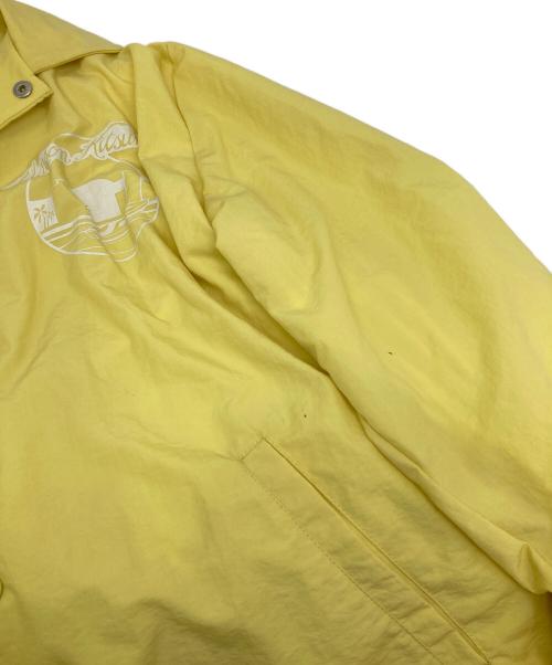 maison kitsune（メゾンキツネ）maison kitsune (メゾンキツネ) コーチジャケット　アウター　ジャケット イエロー サイズ:Ｓの古着・服飾アイテム