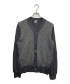 COMME des GARCONS HOMME DEUXコムデギャルソン オム ドゥ）の古着「ニットカーディガン」｜ブラック