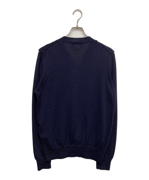 COMME des GARCONS HOMME DEUX（コムデギャルソン オム ドゥ）COMME des GARCONS HOMME DEUX (コムデギャルソン オム ドゥ) ニットカーディガン ネイビー サイズ:Ｌの古着・服飾アイテム