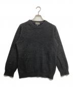 BEAUTY&YOUTHビューティーアンドユース）の古着「TRADITIONAL UNIFORM カシミヤシャギークルーネックニット」｜ブラック